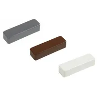 Zaunlatten Kappen - gerade Lattenkappe - 74 x 20 mm - Weiß - Ersatz Kunststoffkappe - Ersatzkappe zur Reparatur von Zäune, Gartenzäune & Lattenzäune