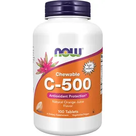 NOW Foods Vitamin C-500 Kautabletten 100 St.