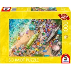 SCHMIDT SPIELE 59769 Puzzle 1.000 Teile Leuchtendes Strandgut