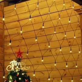 salcar Lichtervorhang LED 3x2 m Warmweiß
