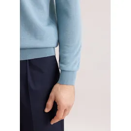 Seidensticker Polokragenpullover SEIDENSTICKER "Schwarze Rose", Herren, Gr. M, mint, 100% Wolle, unifarben, regular fit, Pullover, 1/1 Kragen Uni