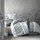 SCHIESSER Adele Paisley/Gestreift Grau 155 x 220 cm + 80 x 80 cm