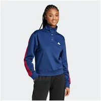 Adidas Sportswear Sweatjacke W ICONIC 3S TT (1-tlg) blau M