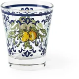 Excelsa 64248 Amalfi Set mit 6 Schnapsgläsern, Glas, blau
