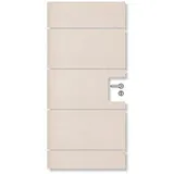 aixFOAM Akustikplatte DOORIE, Tür-Innenseite, Set, 98,5 x 211 x 5 cm, Filz und Schaumstoff, cremeweiß