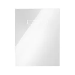 TECE Betätigungsplatte TECElux 9650002 Glas weiß, sen-Touch Elektronik