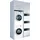 laundreezy Mehrzweckschrank-Set 118 x 238 x 68 cm Weiß