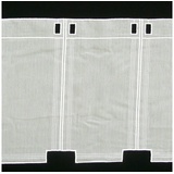 SCHÖNER LEBEN. Meterware Scheibengardine Meterware Voile Stickerei creme 60cm Höhe, Stickerei/Stickstoff, bestickt beige