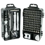 Intirilife 115-teiliges Set Präzision Werkzeug Schraubendreher Set