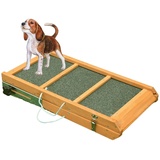 Coemo Hunde Rampe klappbar Aufstiegshilfe für Haustiere - Anti-Rutsch-Belag
