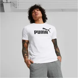 Puma Essentials Logo Herren T-Shirt puma white 3XL