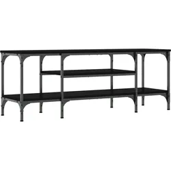 vidaXL TV-Schrank Schwarz 121x35x45 cm Holzwerkstoff & Eisen
