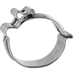 Cobra Schelle aus Edelstahl V2A mit 8mm Bandbreite, Spannbereich:17.5-19.0 mm