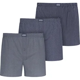 Jockey Boxershorts gestreift 3 Einheiten Blau XXL