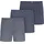 Jockey Boxershorts gestreift 3 Einheiten Blau XXL