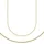 FIRETTI Goldkette Rundankerkette Gelbgold 333