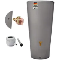 4rain Vaso 2in1 Regenspeicher 220 l zinkgrau