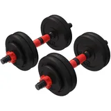 GORILLA SPORTS Hantel-Set Kurzhanteln 2er Set - 15kg/20kg/25kg/30kg Gewichte, Krafttraining
