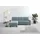 Home Affaire Ecksofa HOME AFFAIRE "Summer L-Form", blau (blau, grau), B:249cm H:91cm T:164cm, 100% Polyester, Sofas, Ecksofa, mit Recamiere, mit oder ohne Bettfunktion und Bettkasten, Cord-Bezug
