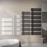 ECD Germany Badheizkörper 500 x 1000 mm 627 W weiß Mittelventil