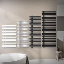 ECD Germany Badheizkörper 500 x 1000 mm 627 W weiß Mittelventil