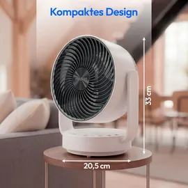 Medion P20 DF Tischventilator 28 cm Weiß