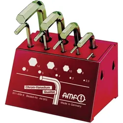 AMF Winkelschraubendrehersatz 911-WM9 9-teilig Werkstattständer ( 4000825338 )