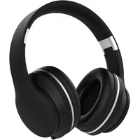 Over-Ear-Kopfhörer Lautstärkeregler, Verstellbares Stirnband, Faltbar, Kabellose und Kabel, eingebautes Mikrofon für Handy  Kinder Kopfhörer - Schwarz