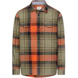 CAMEL ACTIVE Langarmhemd kariert Orange L