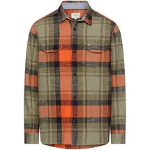 CAMEL ACTIVE Langarmhemd kariert Orange L