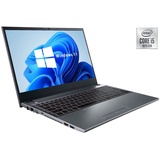 Hyrican Notebook 1699 15,6 Zoll, Intel Core i5 Intel Core i5-10210U, 16GB 960GB SSD, silberfarben