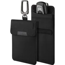 SPIGEN Klasden Keyless Go Tasche Auto RFID-Signalblockierung Autoschlüssel Hülle Schutztasche - Schwarz