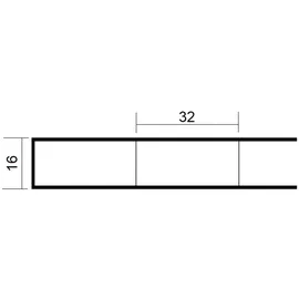 Tetzner & Jentzsch POLY BREITKAMMER SDPn980 x 3000 mm, weiß-opal, 16 mm