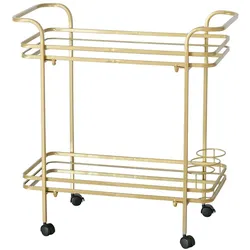 Boltze Tisch Higgins Küchenwagen, 77 x 36 x 79 cm