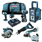 Makita DGA514RTJU inkl. 2 x 5 Ah + Makpac