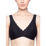 SLOGGI Damen Bustier, Zero Feel Lace Bralette, Schwarz, XS - XS