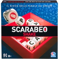 Scarabeo Shake by Editrice Giochi Scrabble Board Game | Word Games | Travel Games| Board Games for Adults and Kids Ages 8 and up