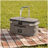 NTK-Collection Faltbarer Thermo Einkaufskorb 33 Liter mit Reißverschluss