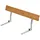 Plus Rückenlehne 118 x 5,2 x 33,7 cm Holz/Stahl teak