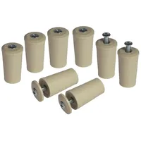 Inovatec 8 x INOVATEC Rollladen Anschlagstopper 40 mm beige