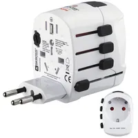 Hama Reiseadapter 2 St. Blau