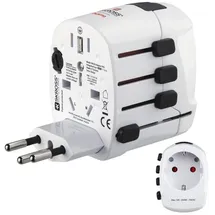 Hama Reiseadapter 2 St. Blau
