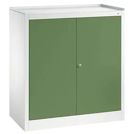 Californian Products CP Stahlschrank 88210-00 S10017 lichtgrau, rededagrün 94,0 x 50,0 x 100,0 cm, aufgebaut