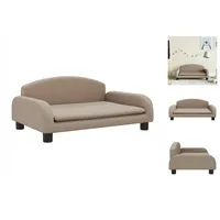 vidaXL Kindersofa Kindersofa Cappuccino 70x45x30 cm Kunstleder Kindercouch Kindermöbel K braun