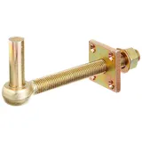 GAH Alberts Alberts Kloben zum Durchschrauben ohne Stütze, verstellbar | galvanisch gelb verzinkt | Dornmaß Ø16 mm | Länge 180 mm
