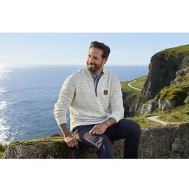 Jan Vanderstorm Troyer Pullover wollweiß 3XL