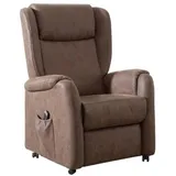 Cantus Fernsehsessel, Braun, Textil, 85x117x84 cm, Goldenes M, Lederauswahl, Stoffauswahl, Relaxfunktion, Wohnzimmer, Sessel, Fernsehsessel