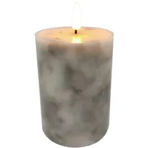 Trendline LED-Kerze Ø 7,5 x 10 cm weiß