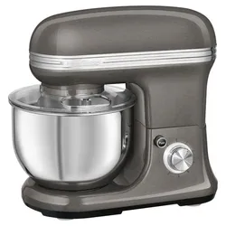 Retro Proficook KM 1197 Standmixer, Backen, 5 Liter, elektronisch einstellbare Geschwindigkeit, Vintage Style, 1200W, Anthrazit