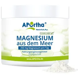 APOrtha® Magnesiumoxid aus dem Meer - veganes Pulver 250 g